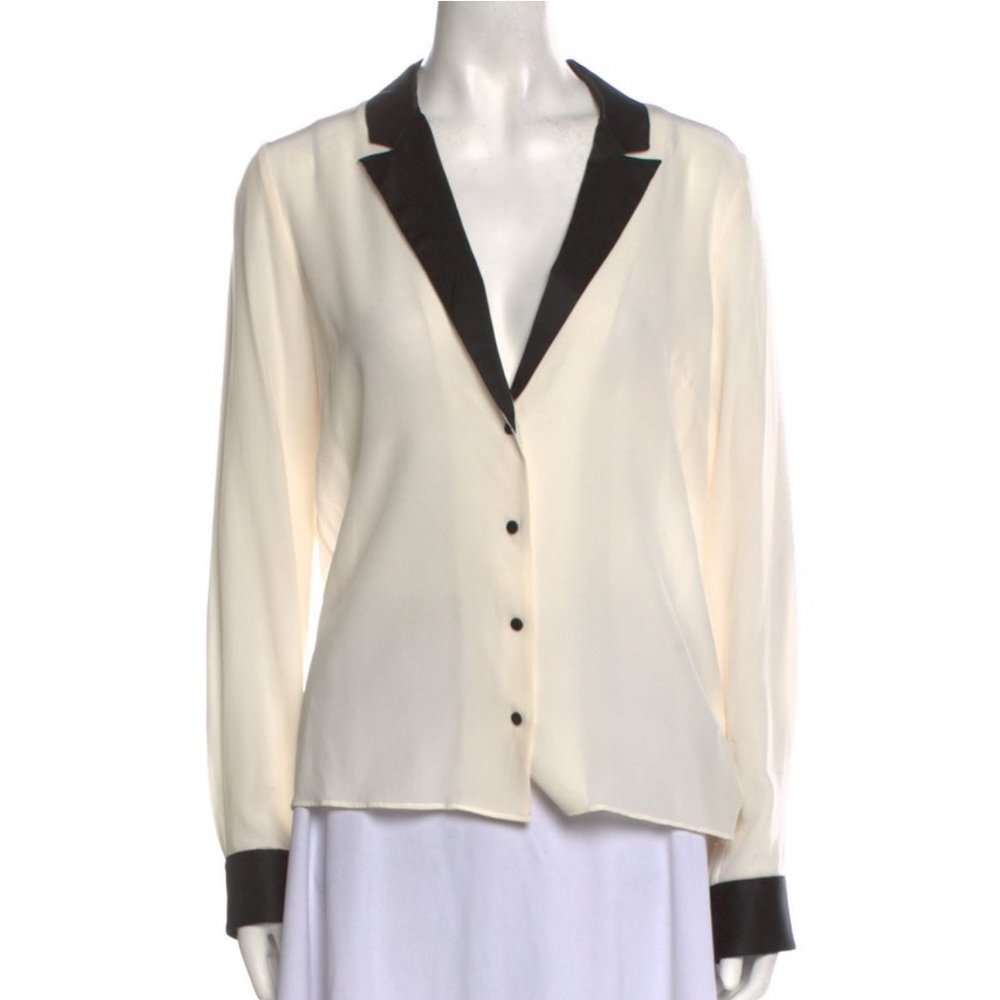 Cream Silk Blouse Zadig & Voltaire
